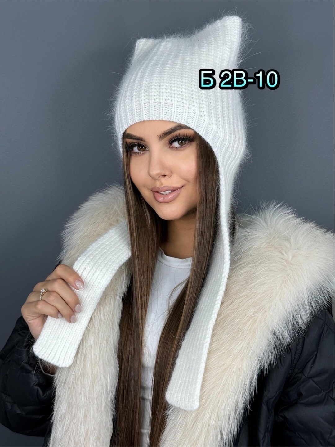 шапка женская,шапка женская ангора,женская шапка из ангоры,шапка с ушками,шапка ангора