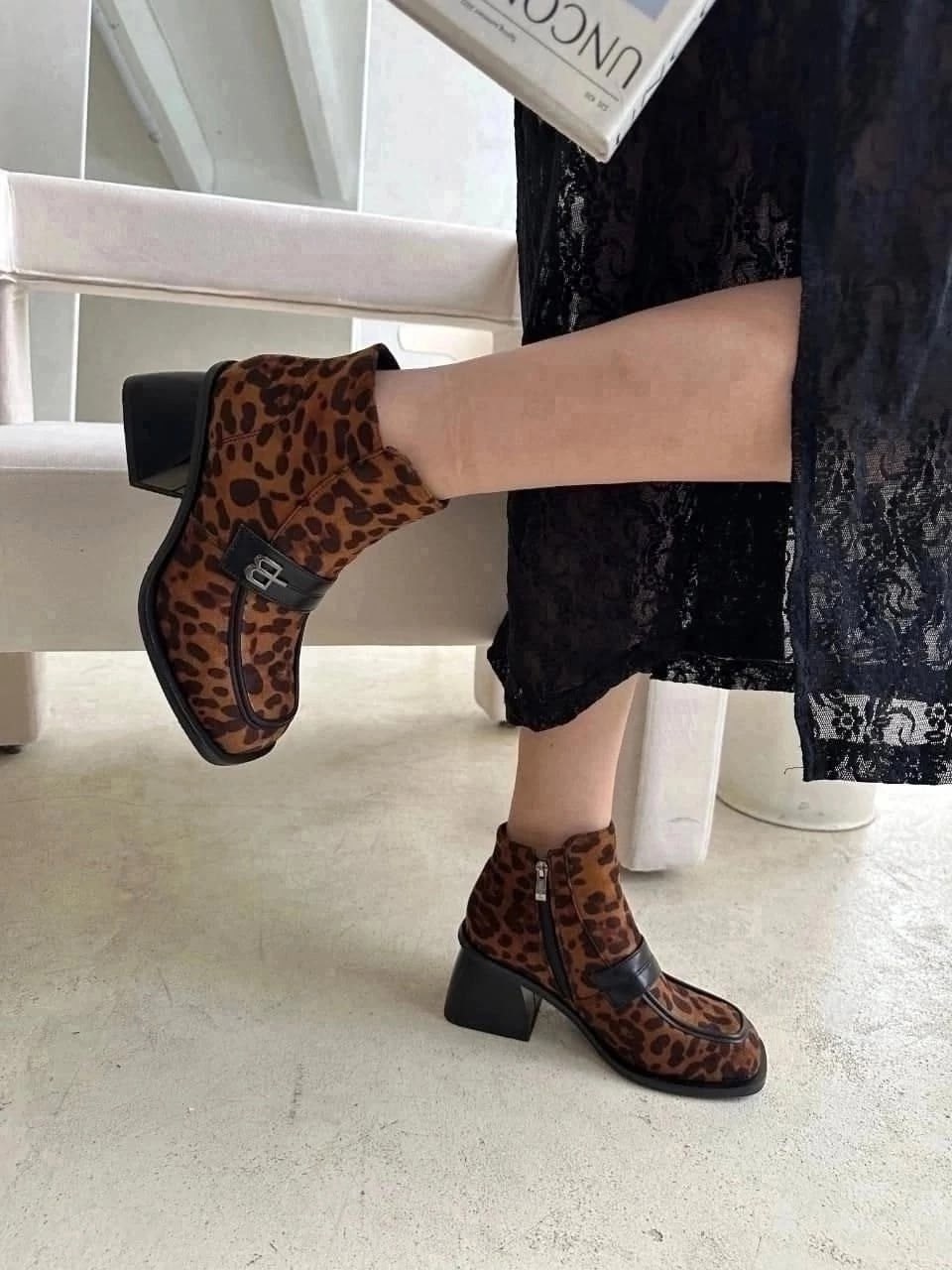 женская,женские ботинки,ботильоны женские,модные ботинки,тамарис леопардовые ботинки