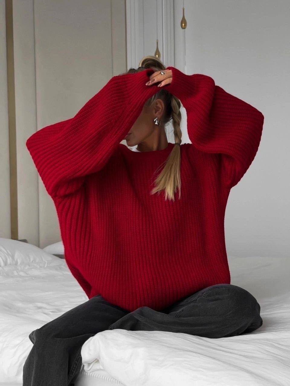 стильный свитер,джинсы стильные,cвитер вязаный оверсайз,свитер женский оверсайз