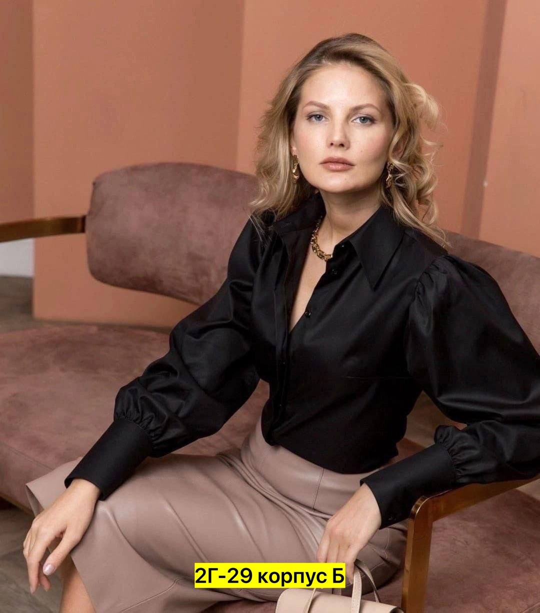 блуза с объемными рукавами,стильная блузка,женская повседневная блузка,блузка женская,блузка классическая