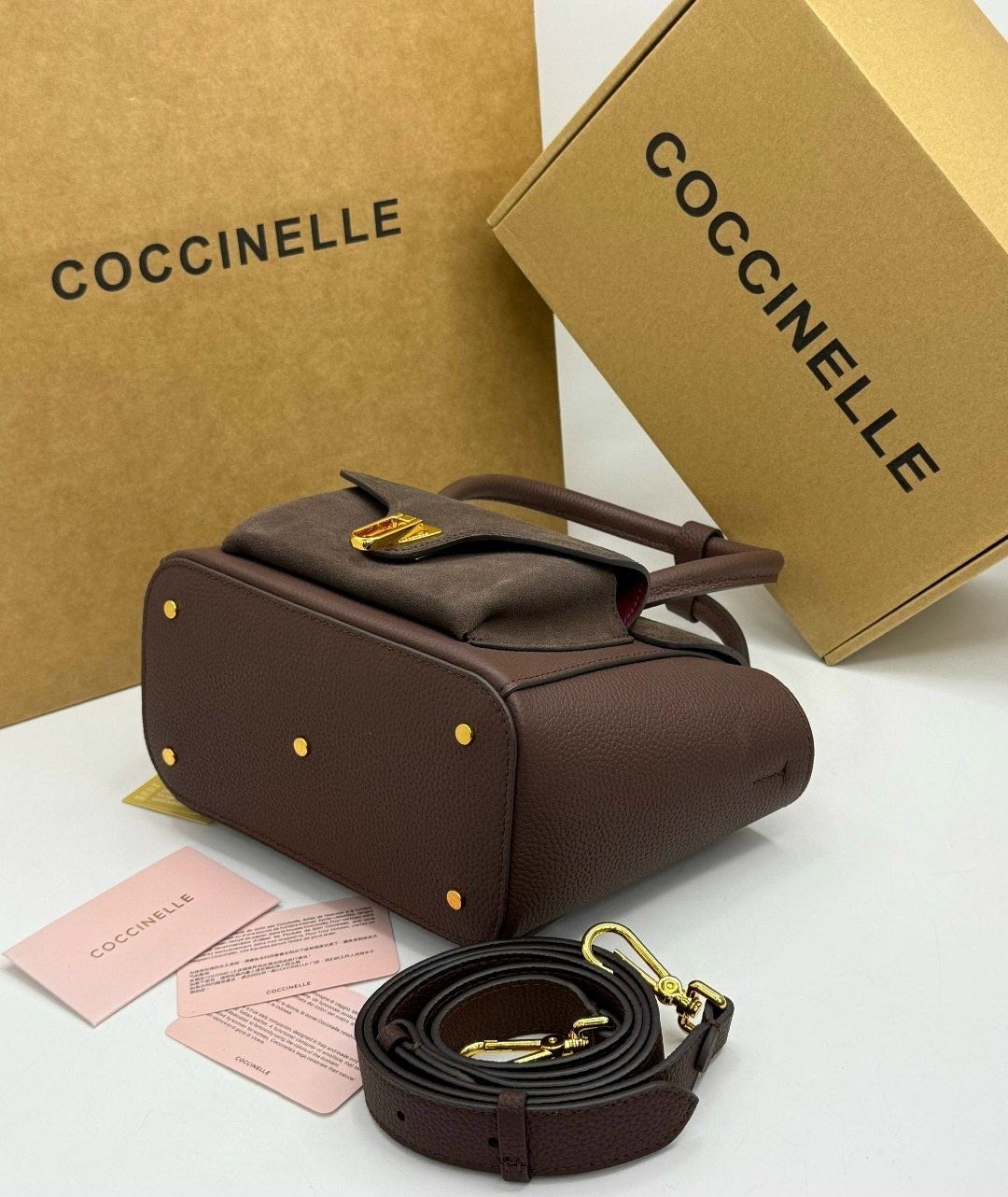 coccinelle сумка,женская сумка coccinelle,сумка coccinelle b14 mini замша,сумки,сумки coccinelle замшевая сумка