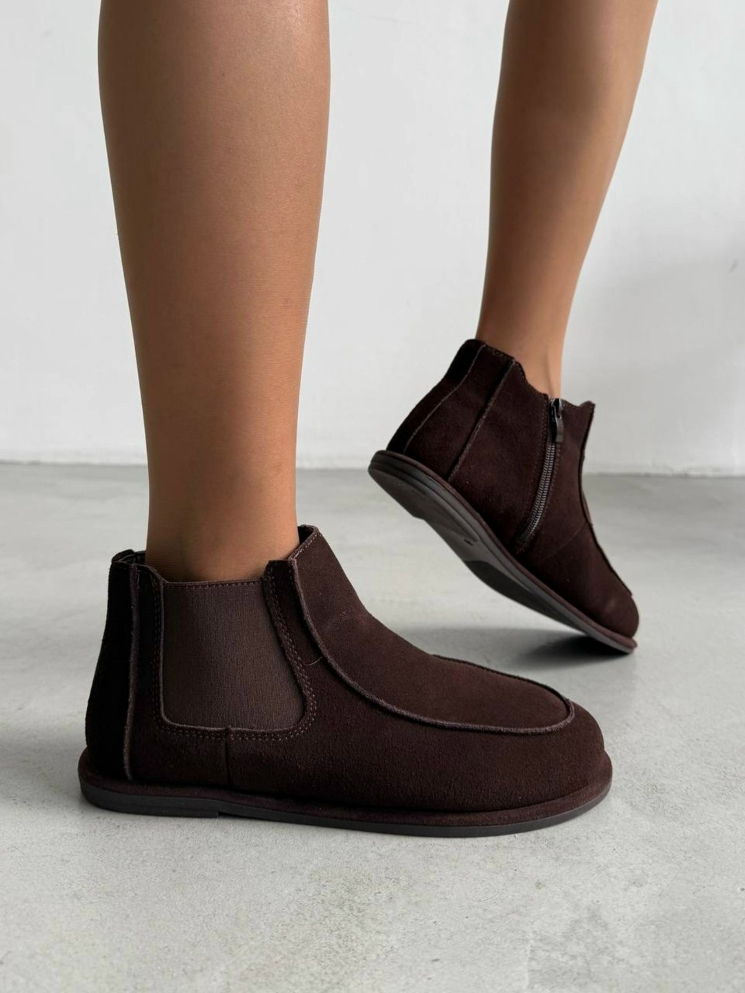 ,женская ,замшевые ботинки, теплая,обуви