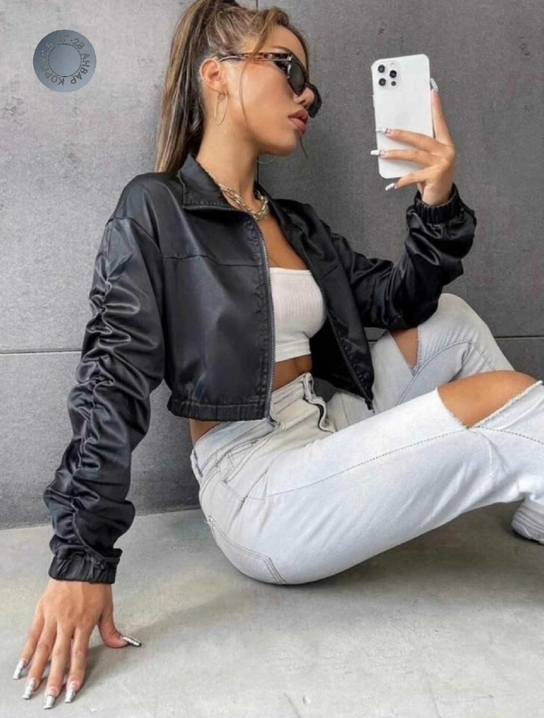 стильная куртка,куртка бомбер,куртка кожаная женская,куртка женская,укороченная куртка женская