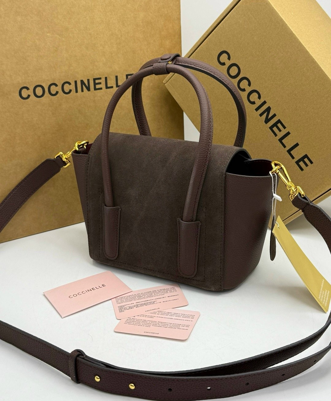 coccinelle сумка,женская сумка coccinelle,сумка coccinelle b14 mini замша,сумки,сумки coccinelle замшевая сумка