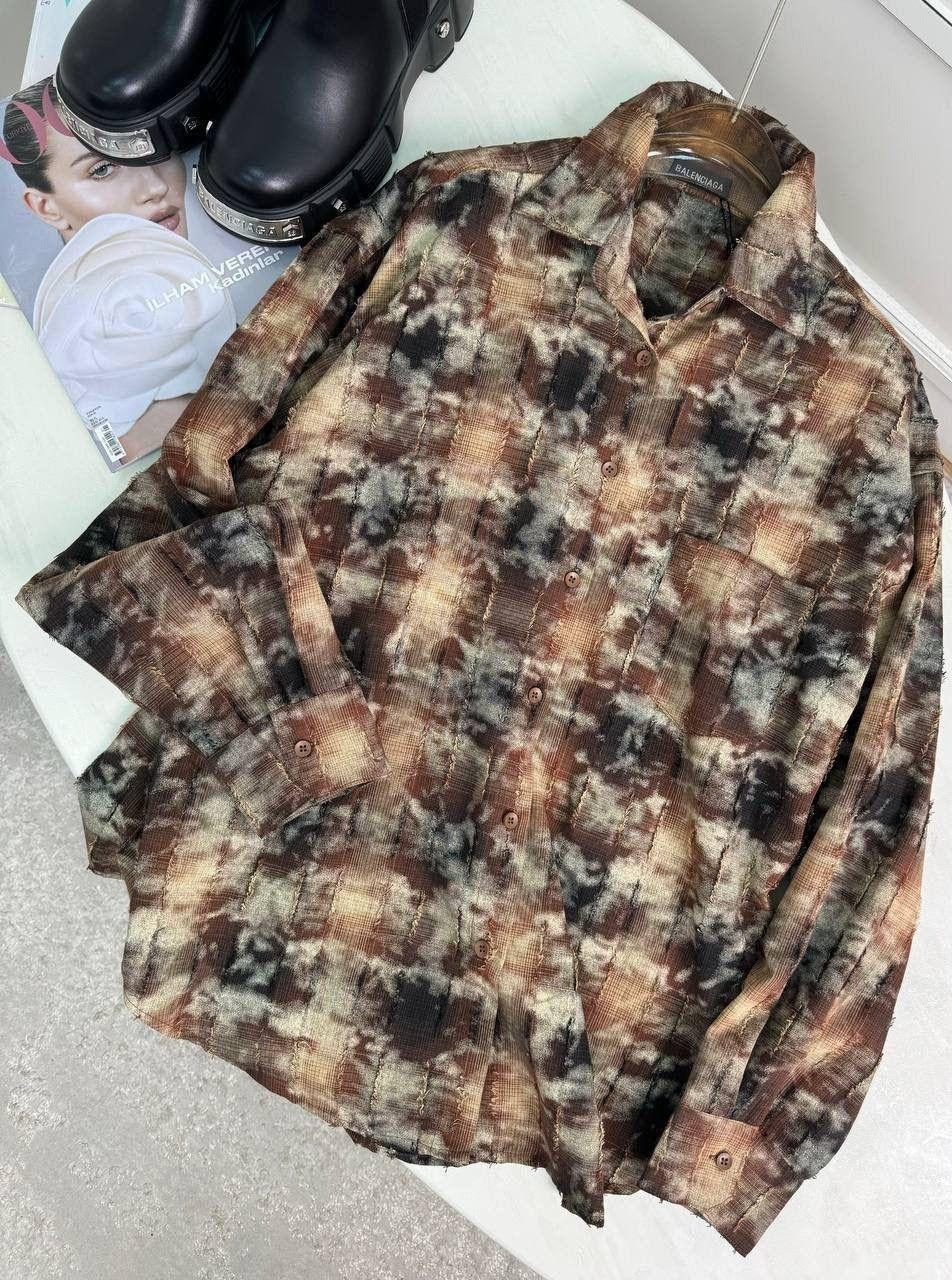 оверсайз рубашка, люкс,стильная рубашка,рубашка женская оверсайз в клетку,рубашка теплая в клетку оверсайз