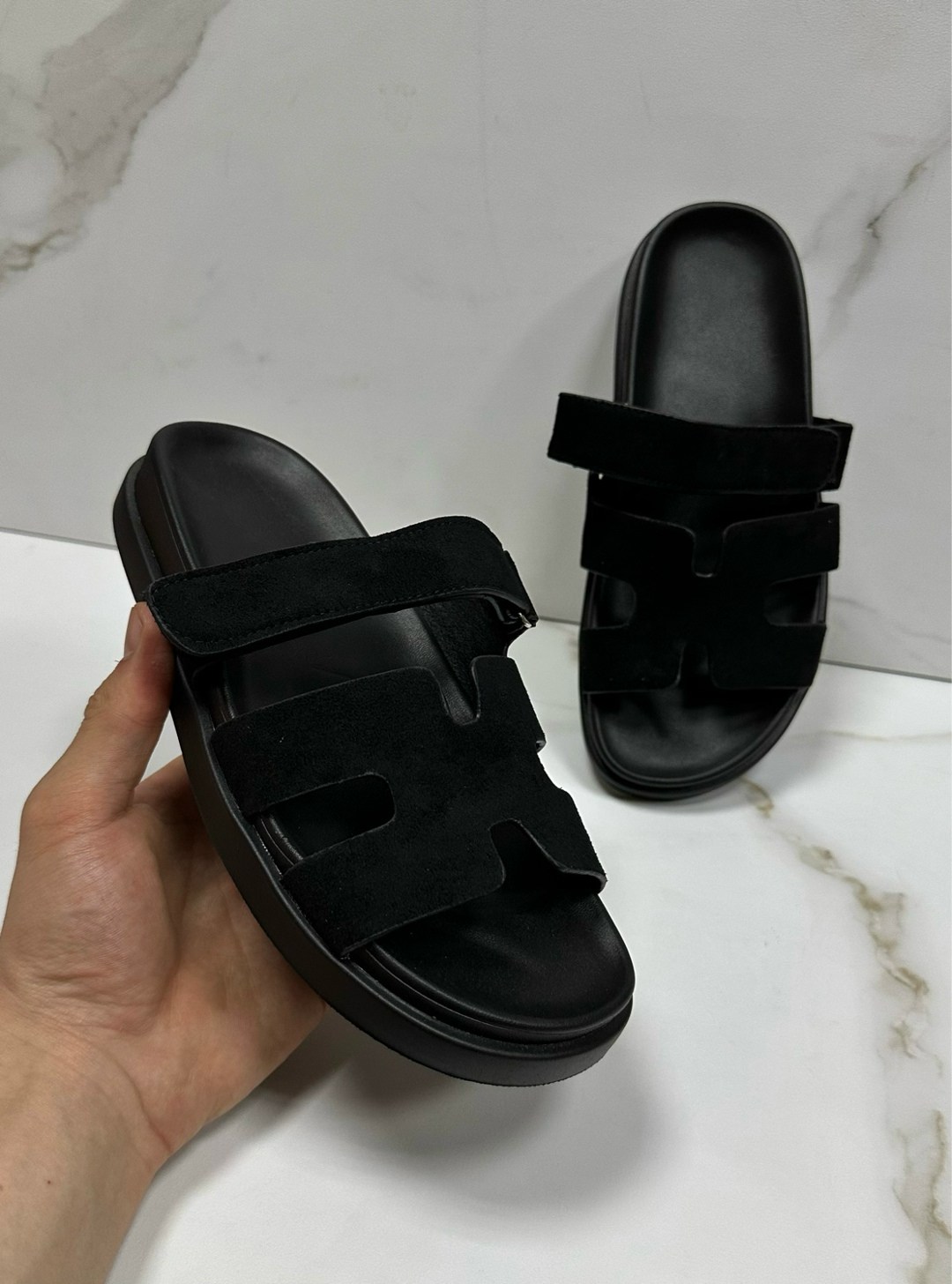 шлепанцы hermes,,шлепки гермес черные,женские шлепанцы,мужские шлепанцы