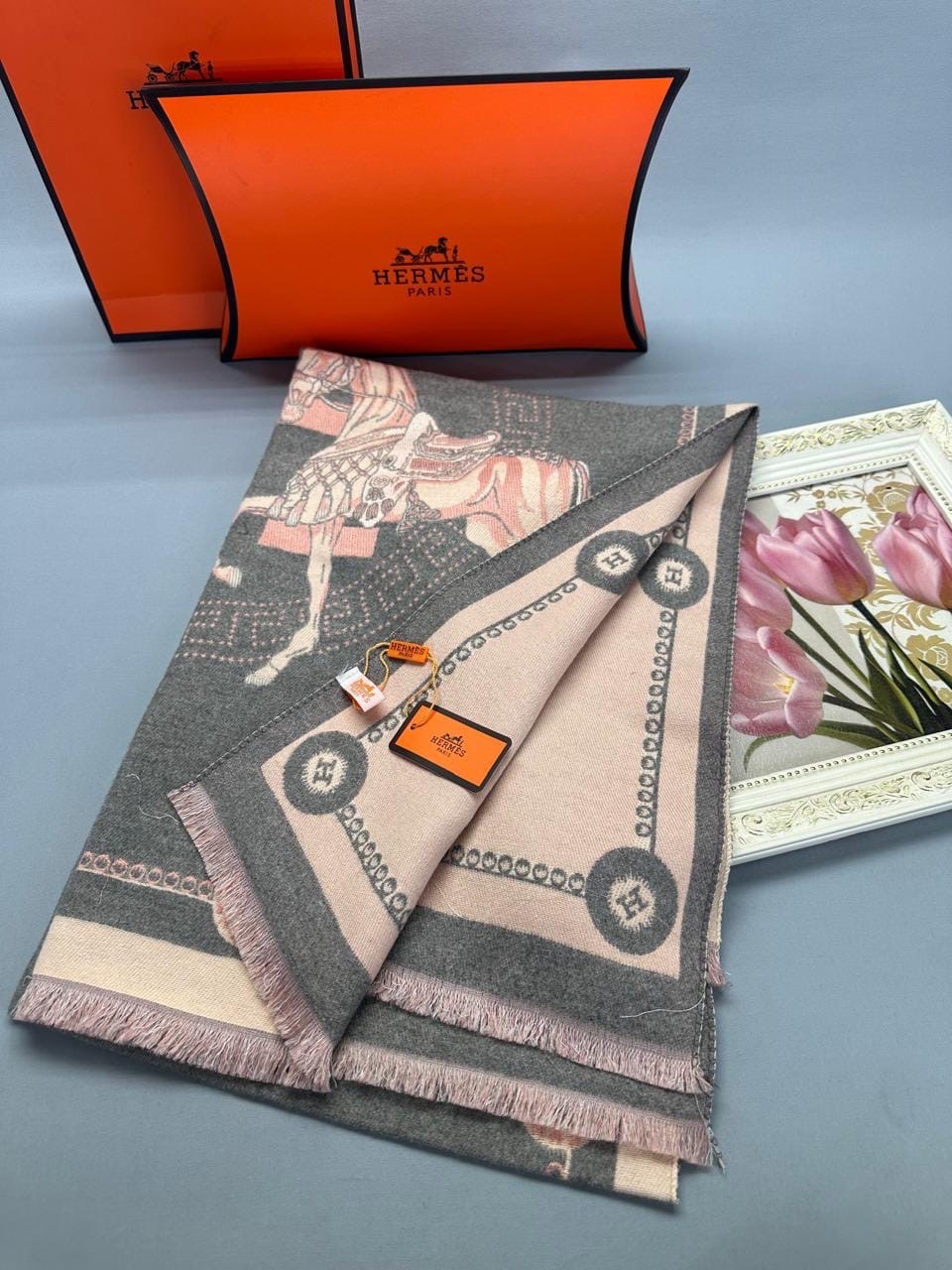 брендовый палантин hermes,кашемировый шарф,шарф кашемировый зимний,женские кашемировые шарфы,женский палантин