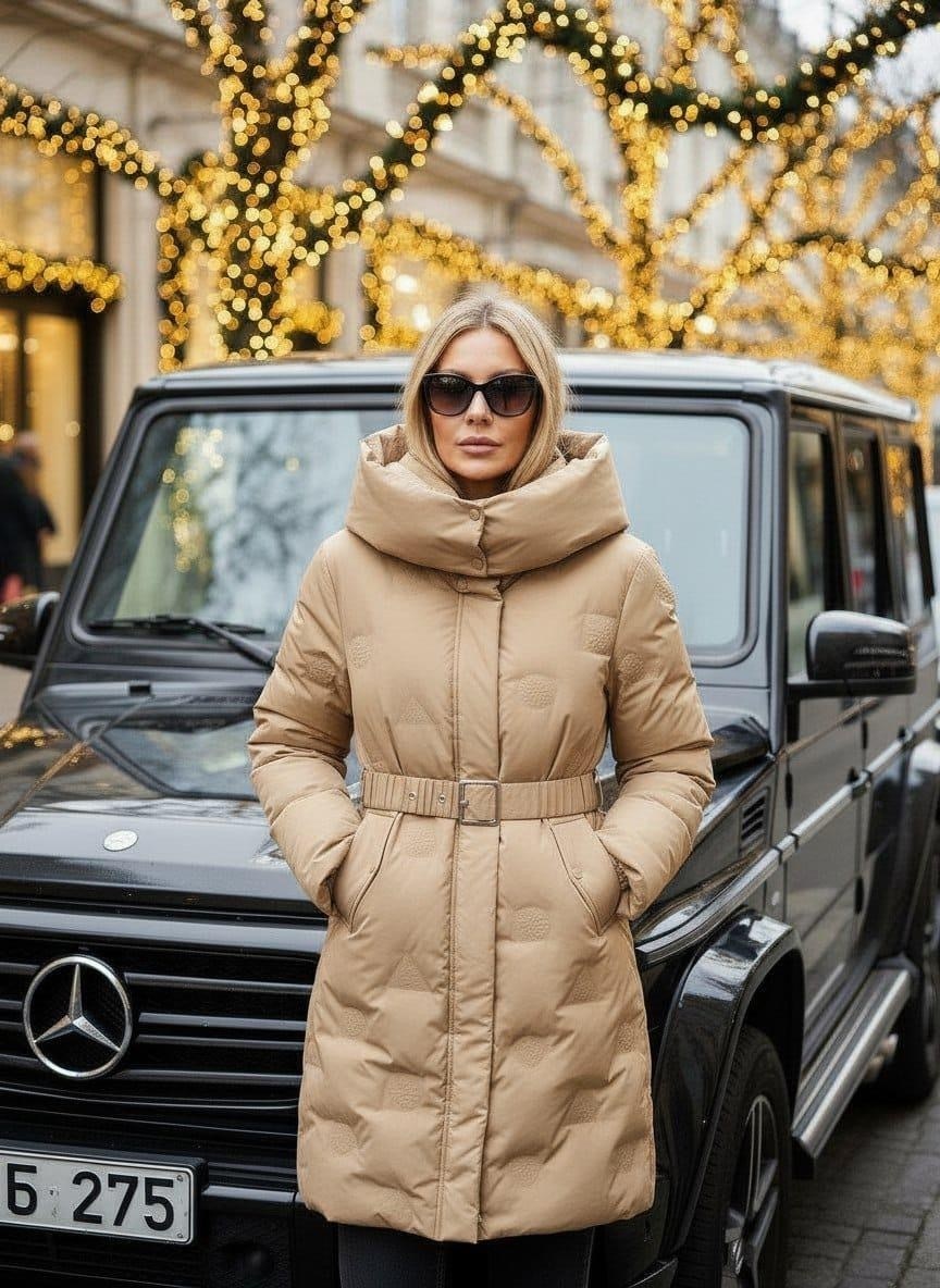 модные пуховики,пуховик,удлиненный пуховик,пуховик зимний длинный с капюшон,удлиненная зимняя куртка