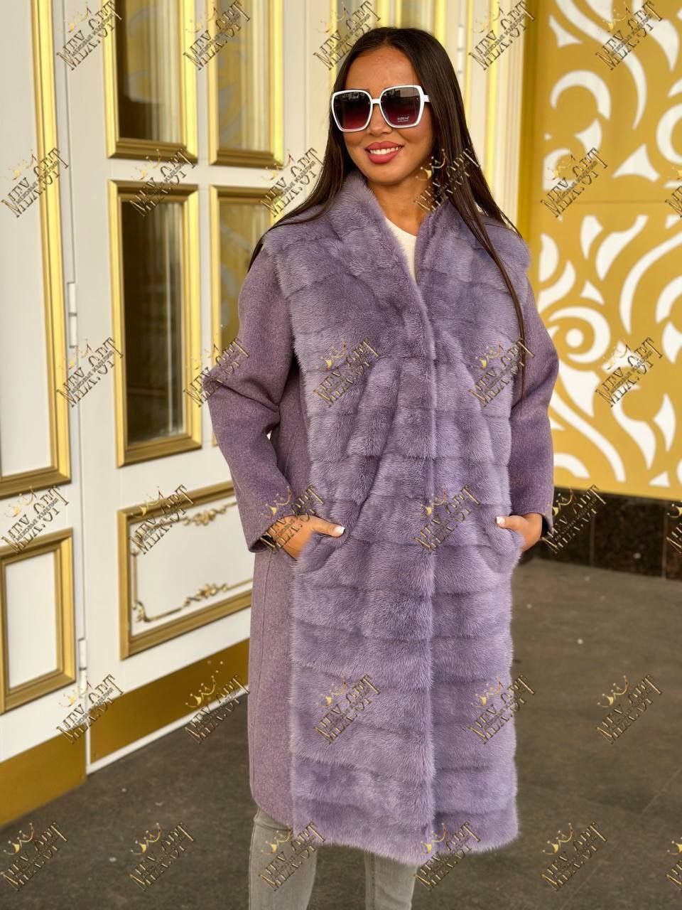 шубы норковые,шуба норковая лавандового цвета,кардиган альпака,женская шуба,модная шуба
