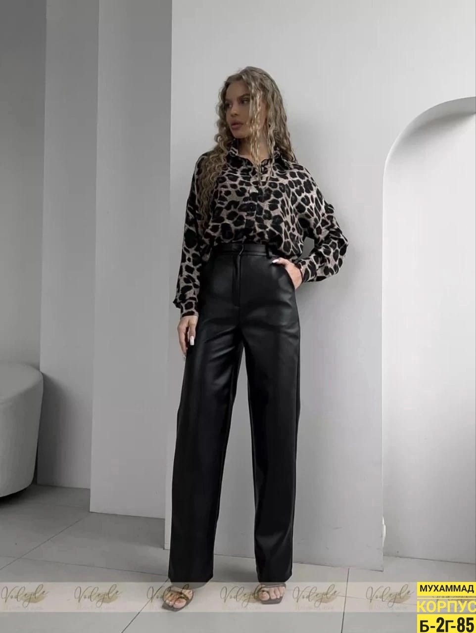 брюки палаццо прямые кожаные vodejde,брюки палаццо прямые кожаные,кожанные брюки клеш,кожаные брюки,брюки модные