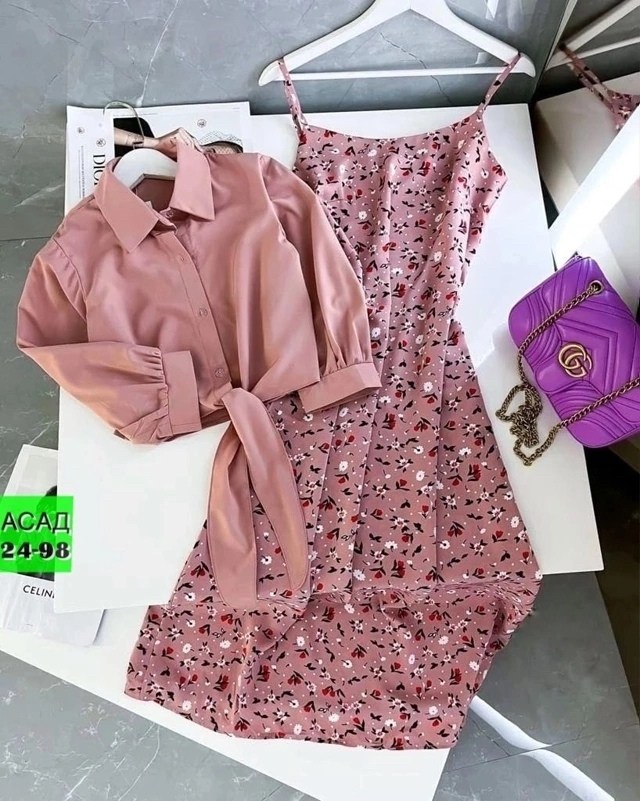 комплект сарафан и рубашка,женское платье рубашка,платье женская,платье с рубашкой,