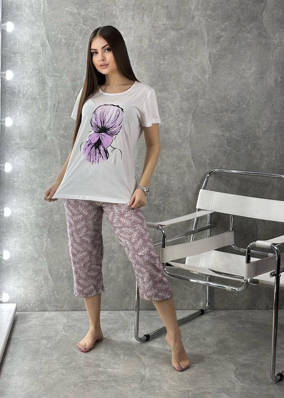 пижама с бриджами,пижама женская,пижама домашний одежда,костюм домашние,комплект пижама