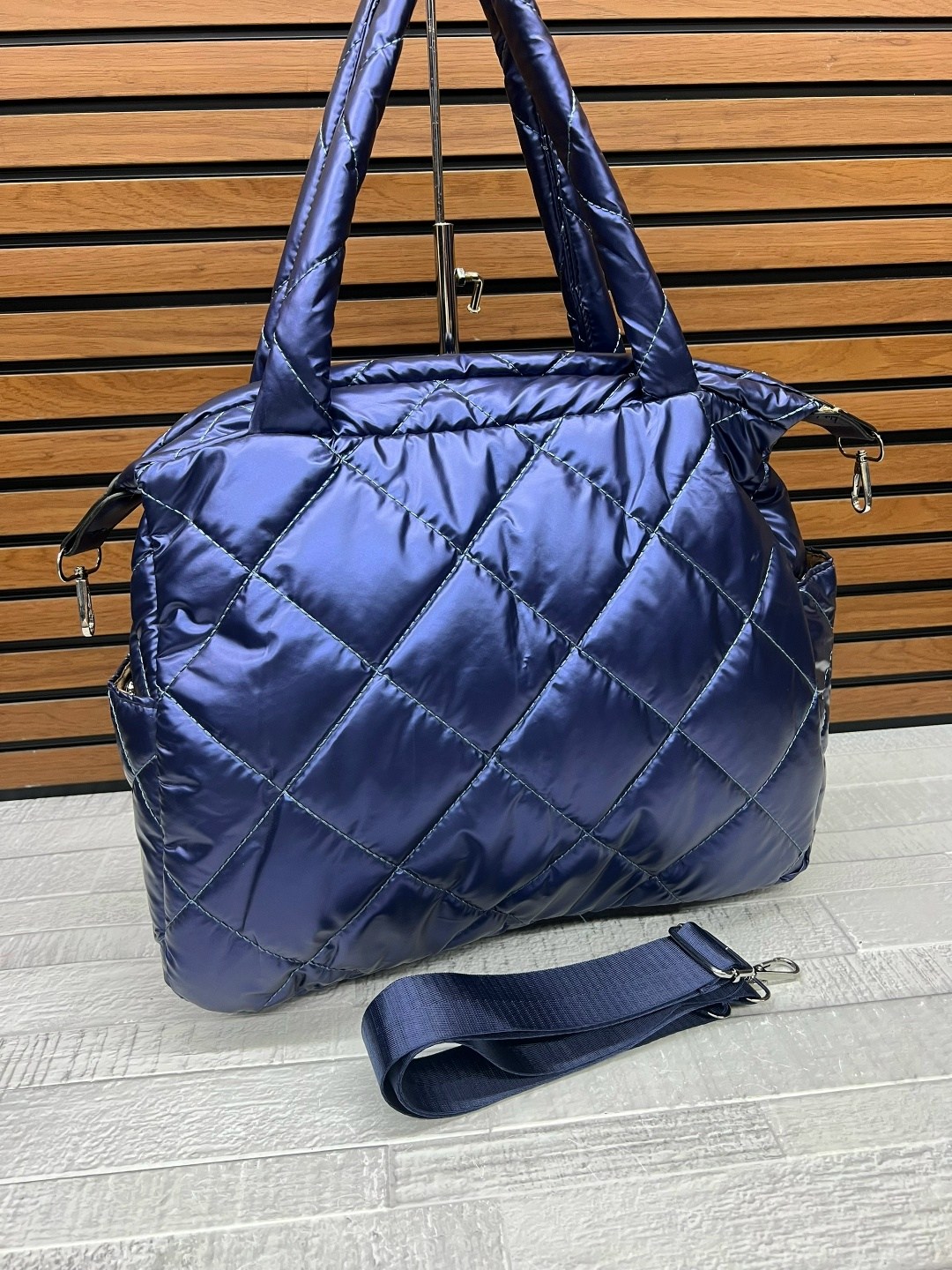 сумка,стеганая сумка,сумки женская,сумка шоппер болоньевая стеганая дутая,модная сумка