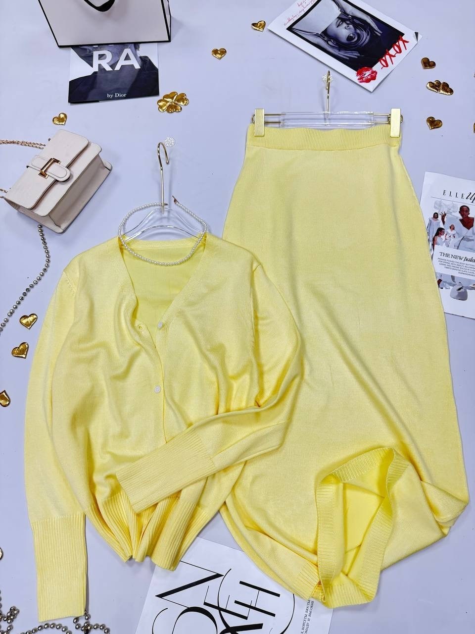 трикотажные костюмы,трикотажные костюмы с юбкой,костюм вязаный с юбкой,кардиган