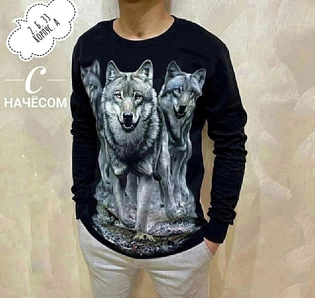 мужские свитшоты,футболка мужская с принтом волк,толстовки кофта,свитшот джемпер,мужская кофта