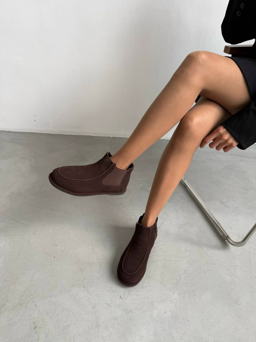 ,женская ,замшевые ботинки, теплая,обуви