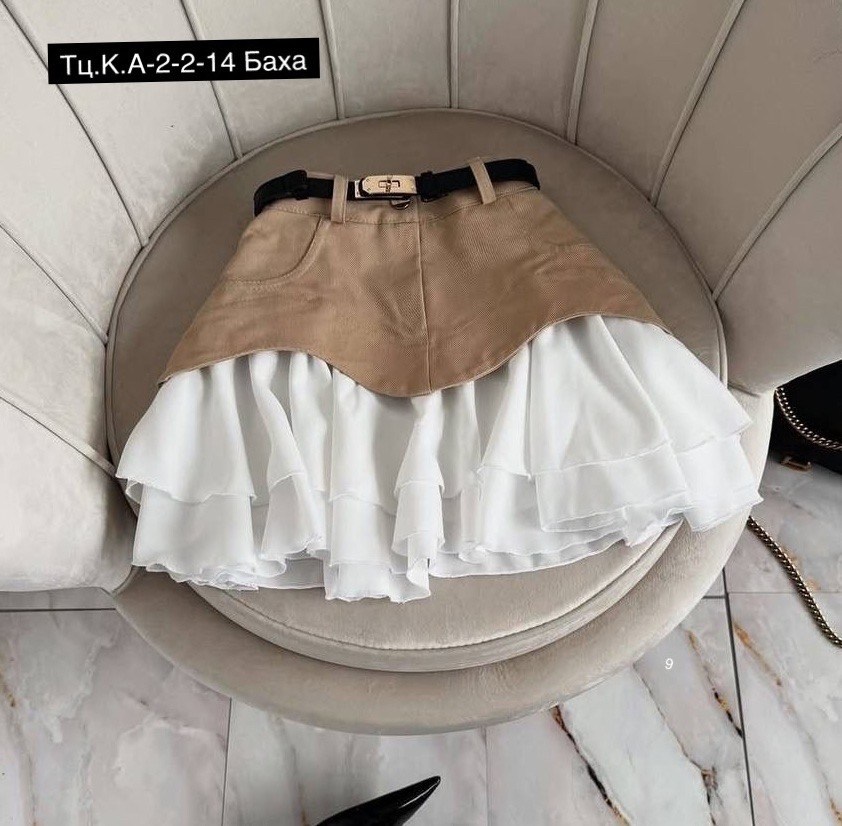 юбка,юбка с оборками,женская юбка,юбка шифон,юбка с поясом