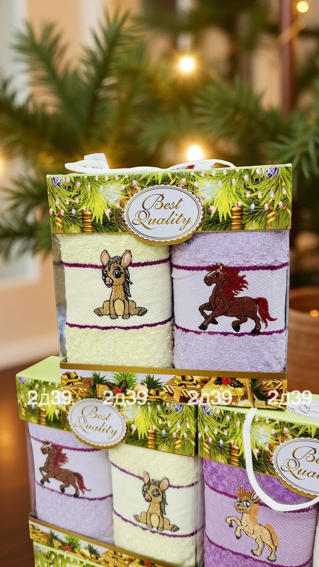 подарочные наборы полотенец,кухонные полотенца подарочные набор,набор полотенец,подарочный набор полотенец на новый год,новогодние наборы полотенец