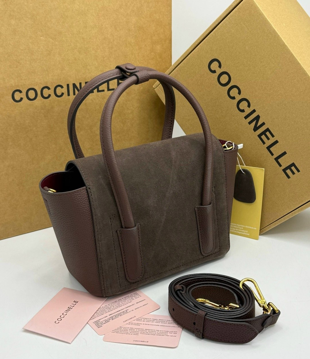 coccinelle сумка,женская сумка coccinelle,сумка coccinelle b14 mini замша,сумки,сумки coccinelle замшевая сумка