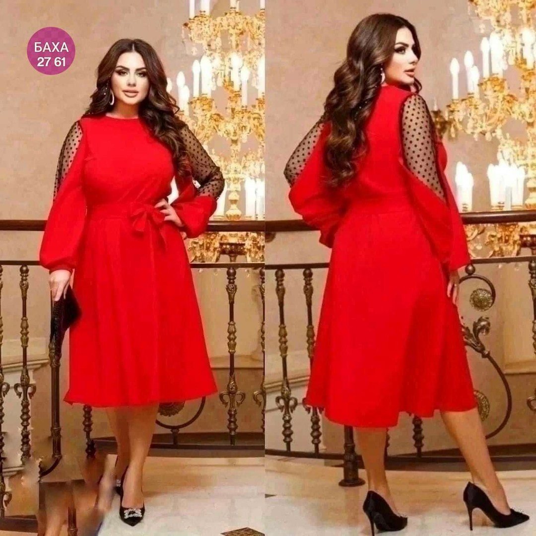 платье большие размеры,платье креп,платье нарядное,платье,платье красное