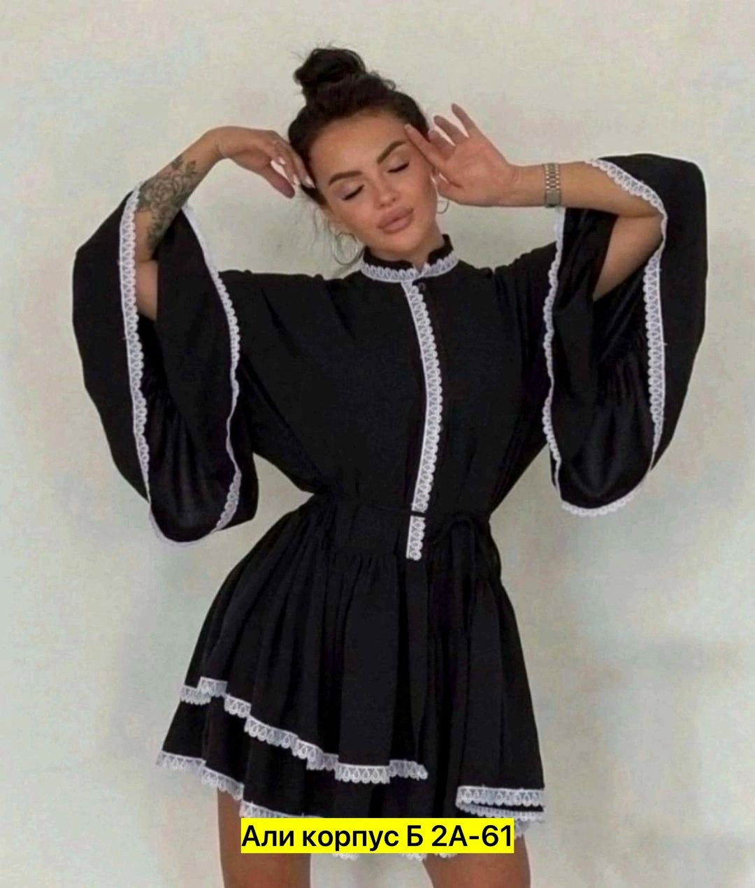 платье женская,платье женское модное, платье,платье с широкими рукавами,платье