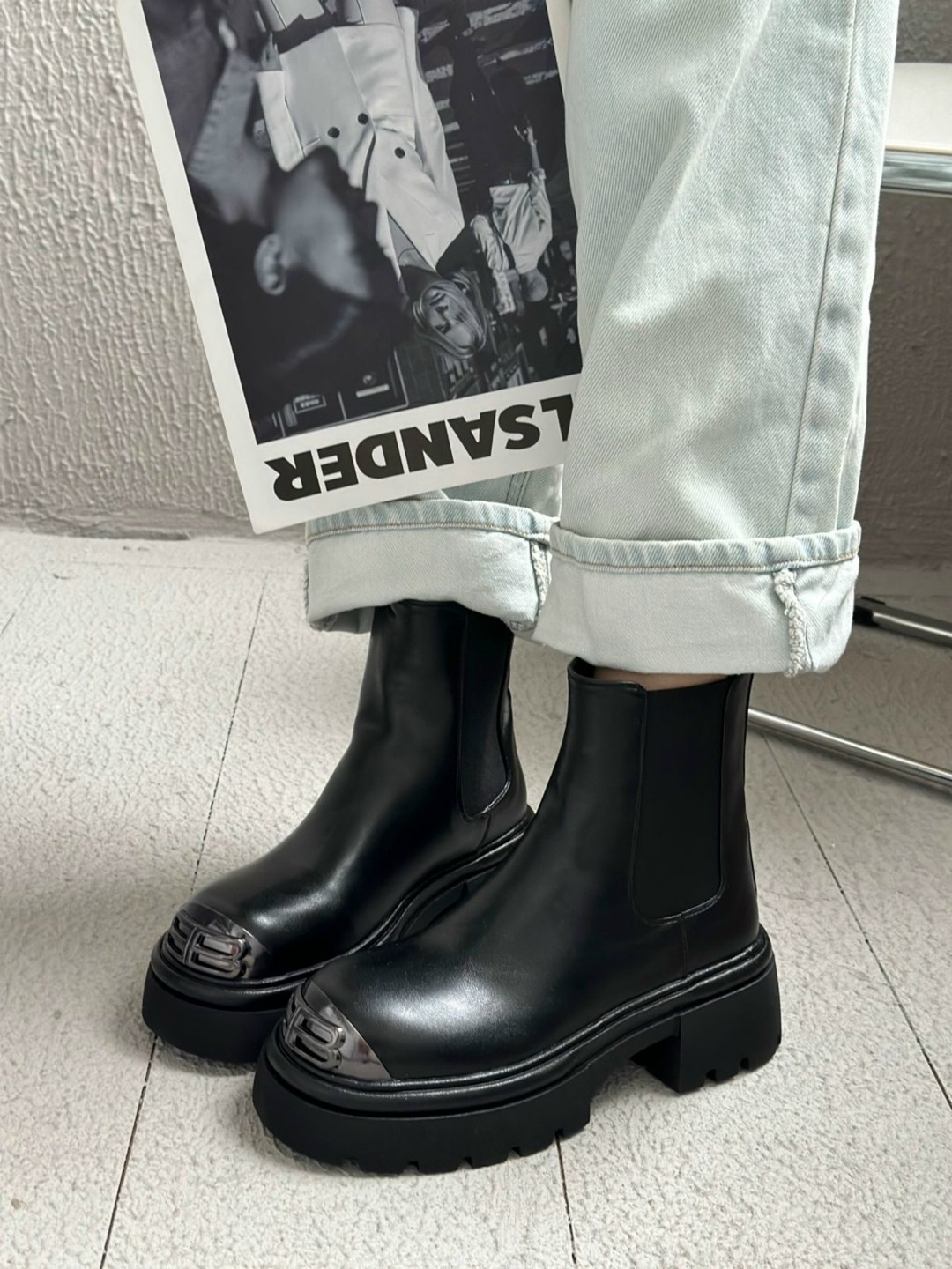 ботинки челси женские высокие на толстой подошве,,женские ботинки челси,ботинки челси,ботинки челси на толстой подошве