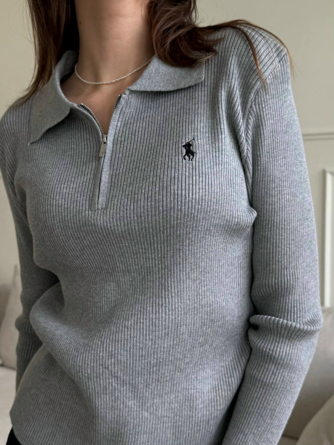 кофта поло,женская кофта,свитер поло женский,джемпер женский zarina,джемпер