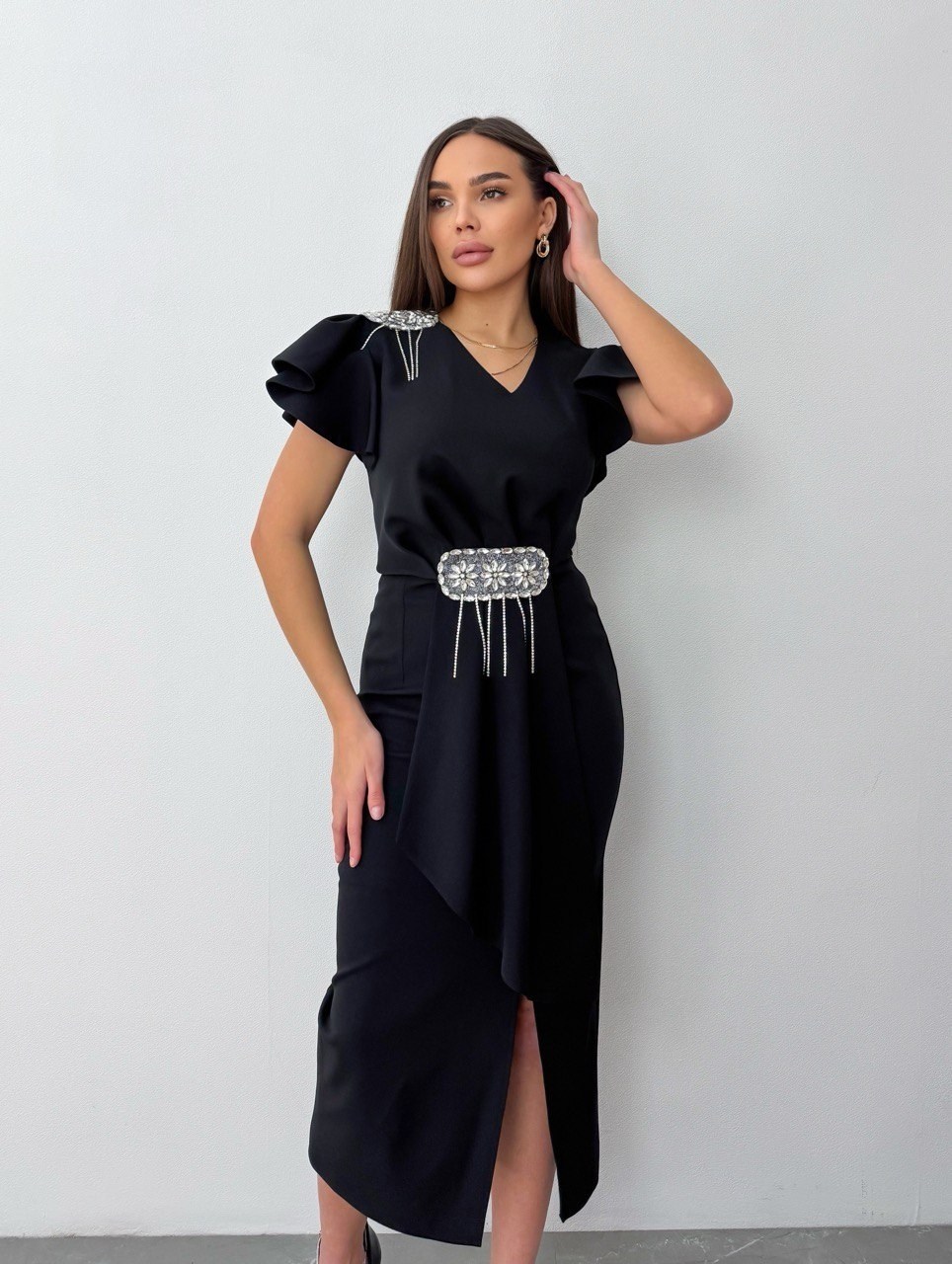 нарядное платье,платья для вечера,платье креп,платье 👗,праздничное платья