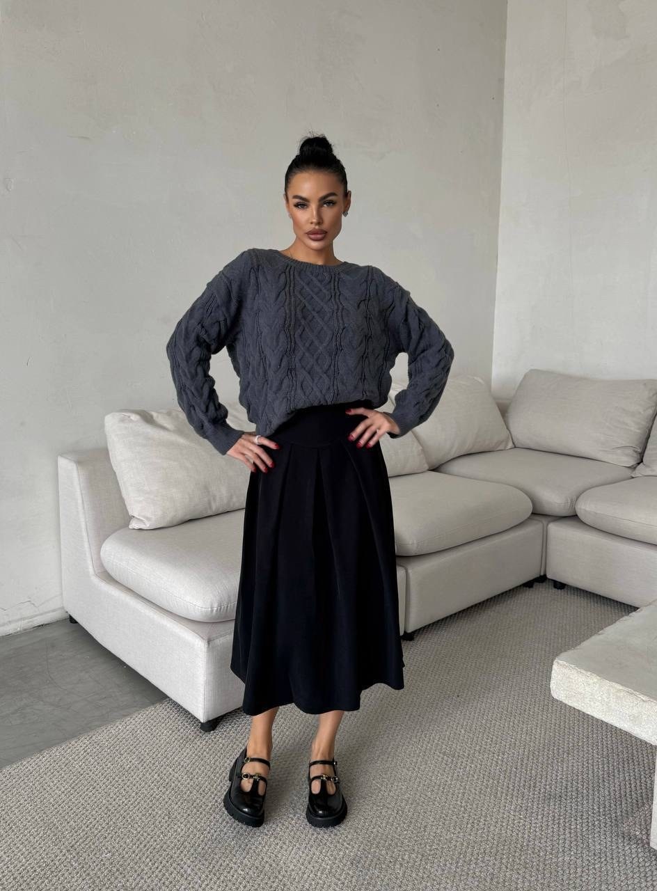 джемпер с косами,джемпер,кофта свитер,свитер,вязаные свитера