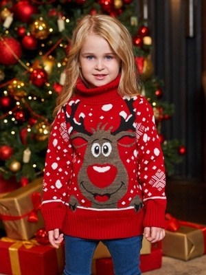 свитер детский с оленями,свитера с оленями,новогодние свитера для детей,детский свитер,свитера для мальчик