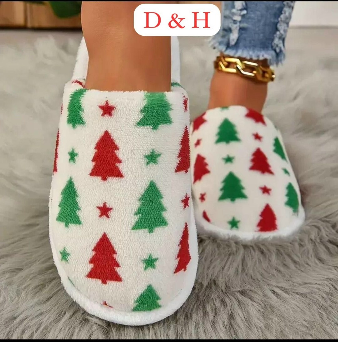 домашние тапочки,тапочки домашние женские,тапочки новогодние,,тапочки модные