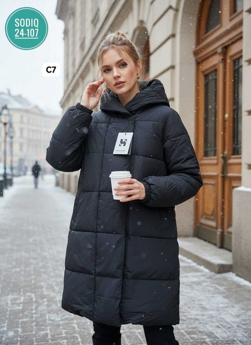 пуховики женские,стильные пуховики,куртки зимние,куртка женская зимняя,удлиненная куртка