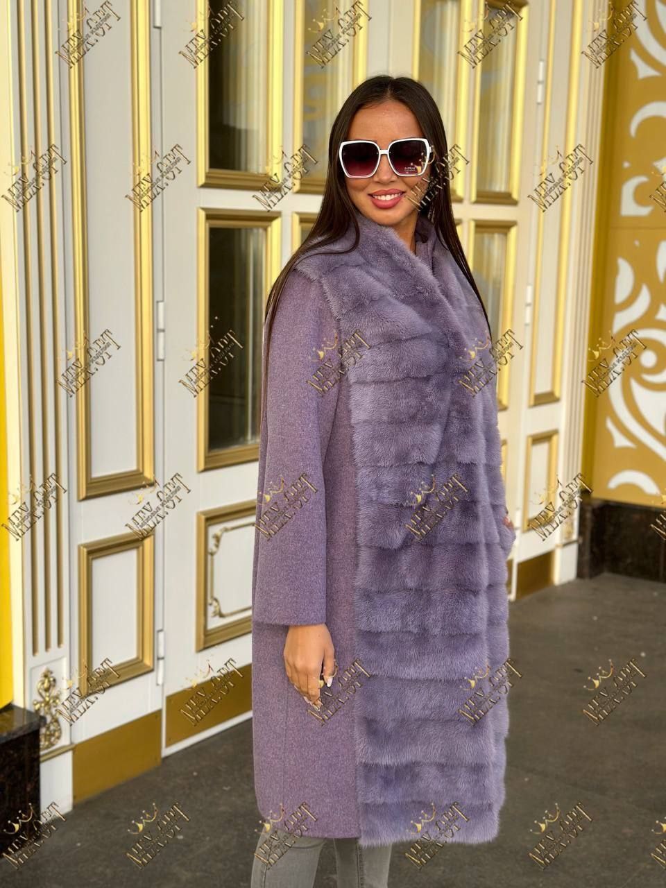 шубы норковые,шуба норковая лавандового цвета,кардиган альпака,женская шуба,модная шуба
