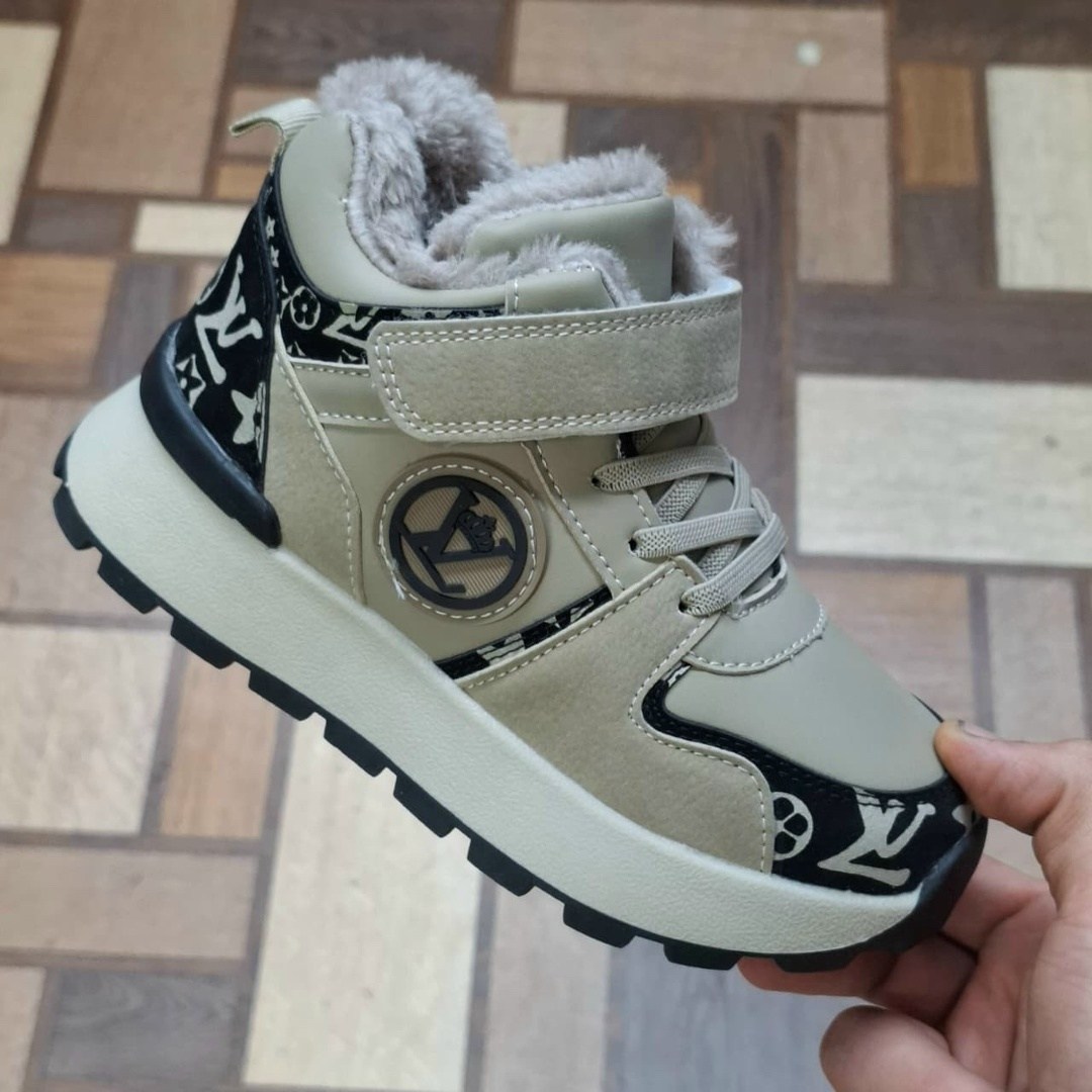 , детская,детские кроссовки,кроссовки эко кожа,высокие кроссовки