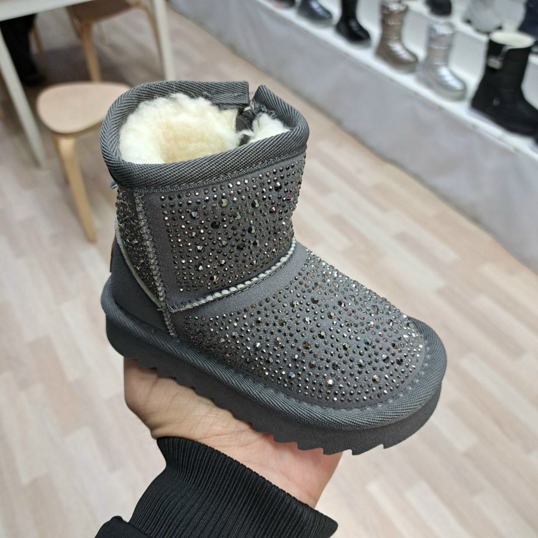 ,угги,угги детские,детские полусапожки,угги черный