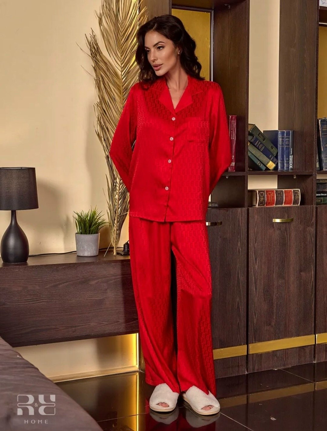 пижама женская,шелковая пижама,пижама виктория сикрет красная,пижама для женщин,пижама женская атласная