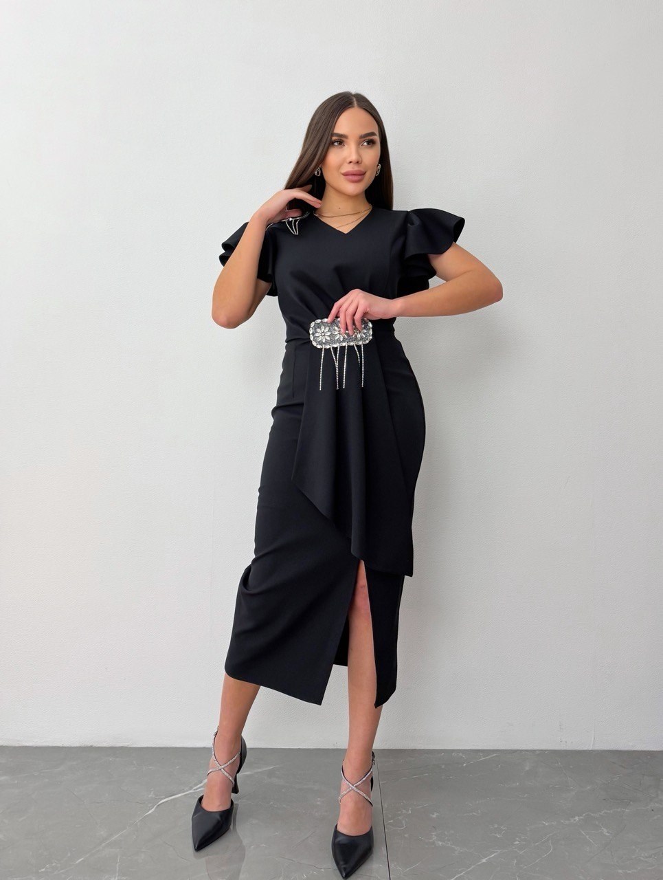 нарядное платье,платья для вечера,платье креп,платье 👗,праздничное платья