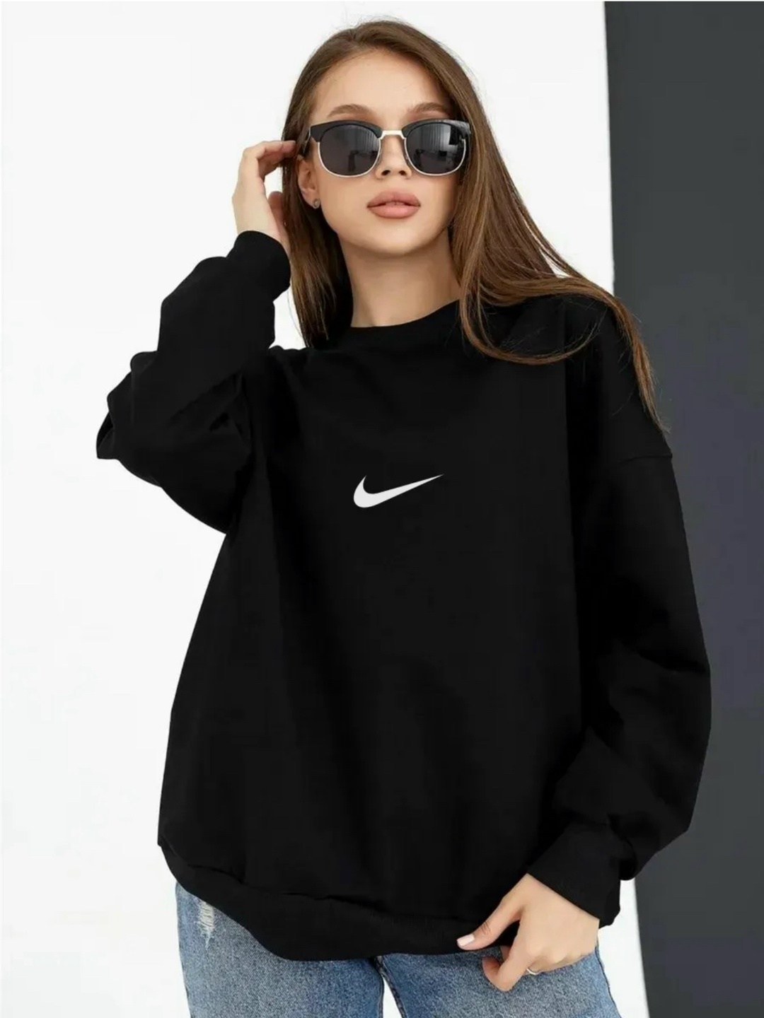 cвитшот женский оверсайз,свитшот белый оверсайз,худи женская оверсайз,свитшот женский оверсайз кофта,худи оверсайз nike