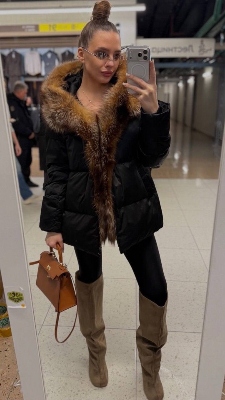 пуховики с мехом,пуховики с натуральным мехом,пуховик женский с натуральным мехом,стильные пуховики,женские пуховики