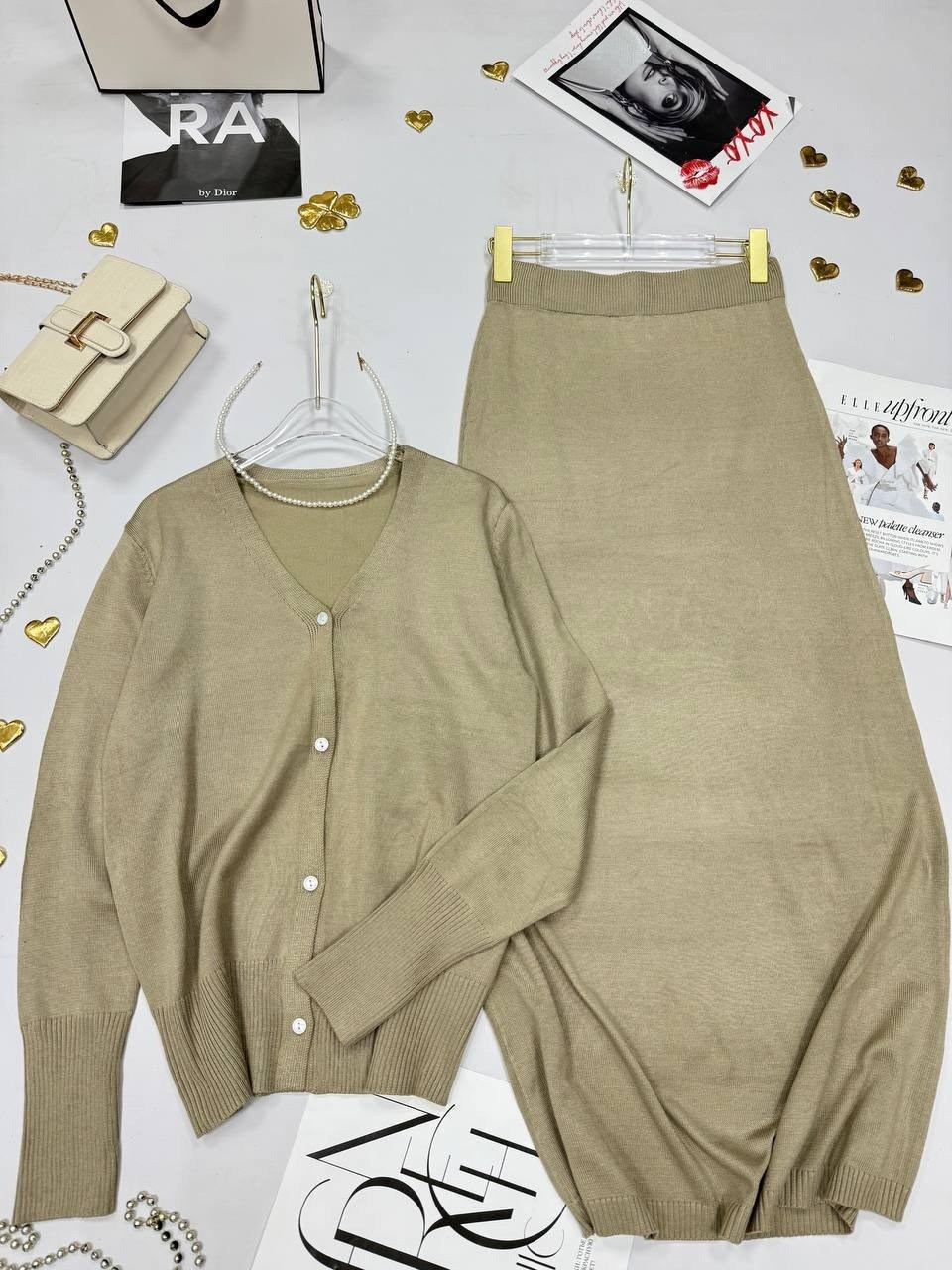 трикотажный костюм,комплект кардиган,костюм с юбкой,трикотажный костюм женский,женский трикотажный костюм с юбкой