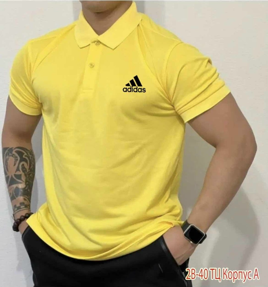 поло adidas,мужская футболка желтая,мужская футболка поло,поло мужское adidas,футболки для мужчин