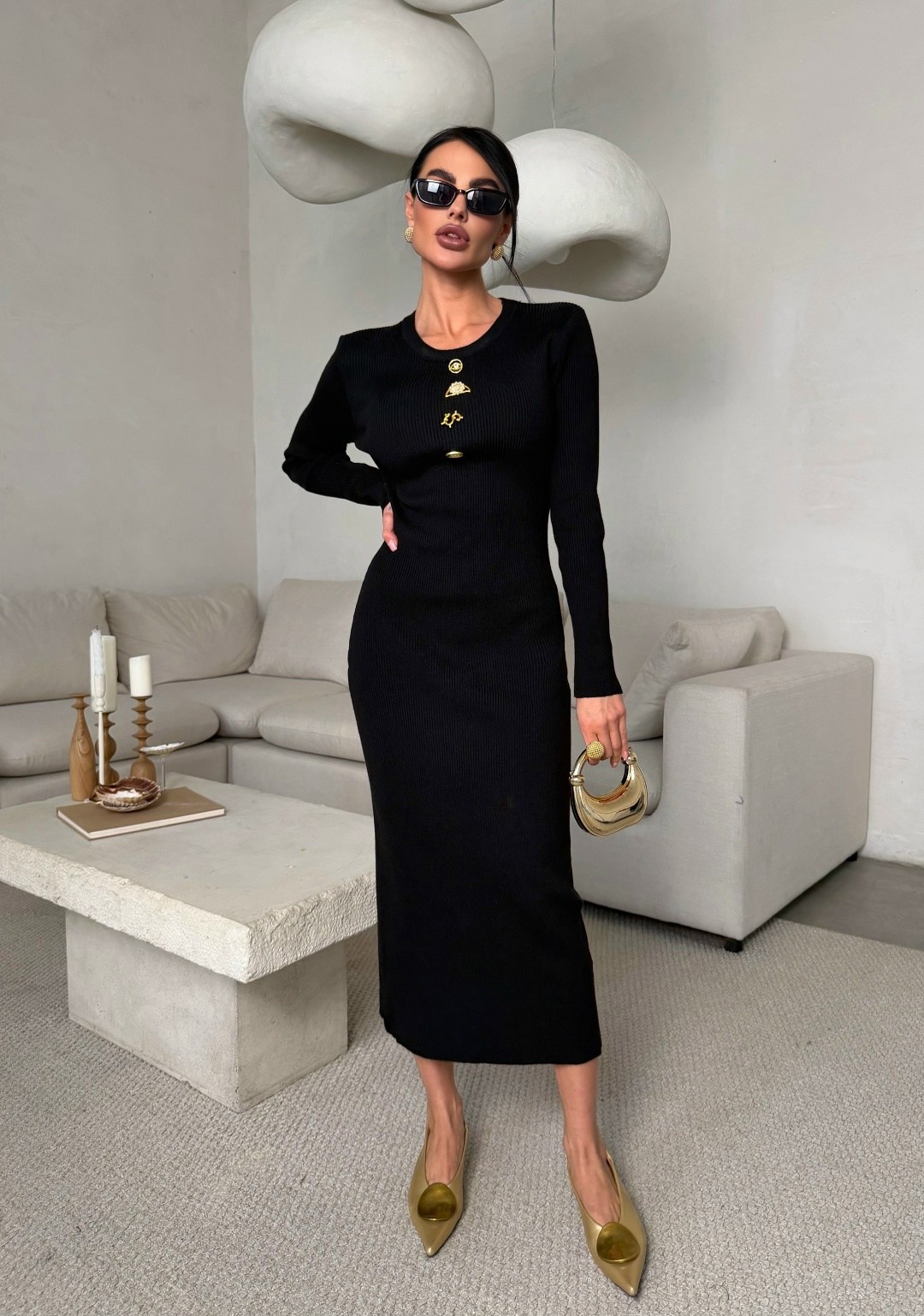 трикотажное платье,элегантное платье,стильное платье,платье черное,платье женское облегающее