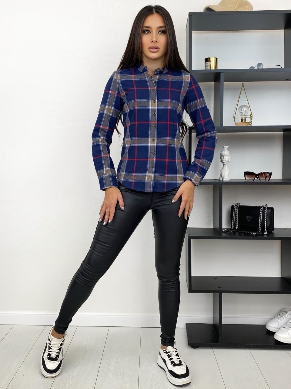 рубашка женская в клетку,женская рубашка хлопок в клетку теплая,рубашка женская,рубашка в крупную клетку женская,клетчатая рубашка женская