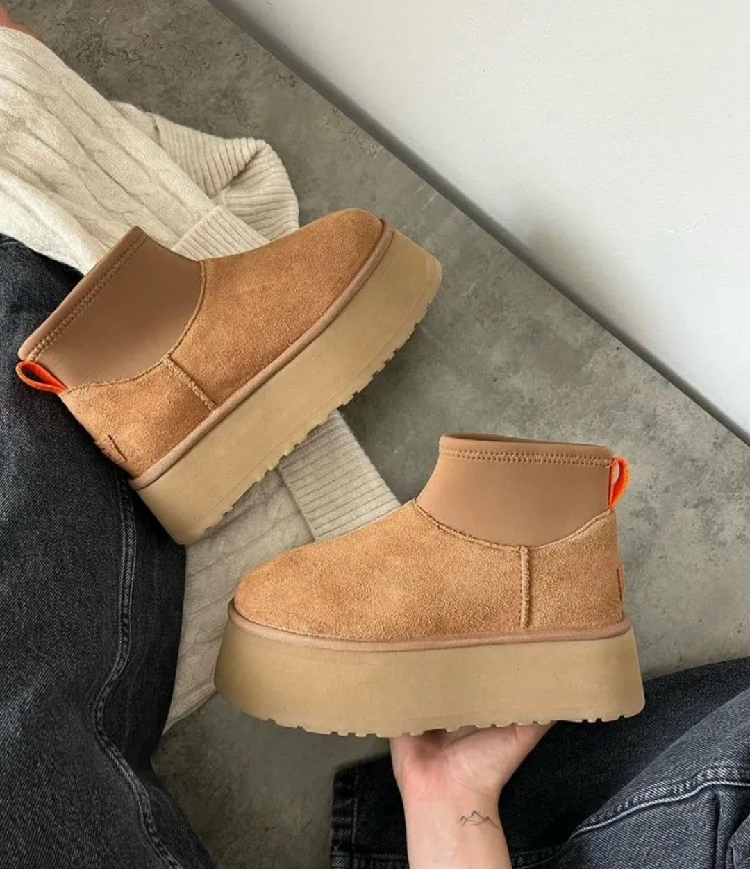 ,угги женские, зимняя женская, теплая,короткие сапоги