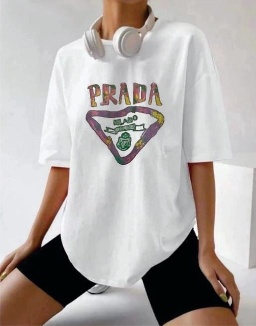 оверсайз футболка женская,футболка prada,футболка женская,футболка женская оверсайз принт,футболке