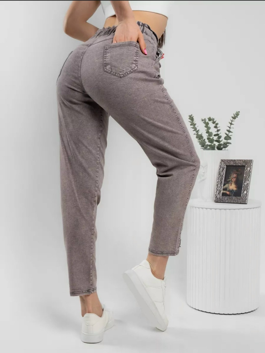 джинсы женские,мом джинсы женские серые на резинке,джинсы брюки,джинсы штаны,джинсы женские серые