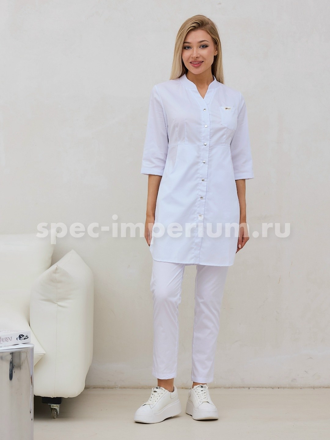 халат медицинский женский,халат белый медицинский,халат медицинский,медицинский костюм женский медицинская одежда,халат бр220 медиц каприз