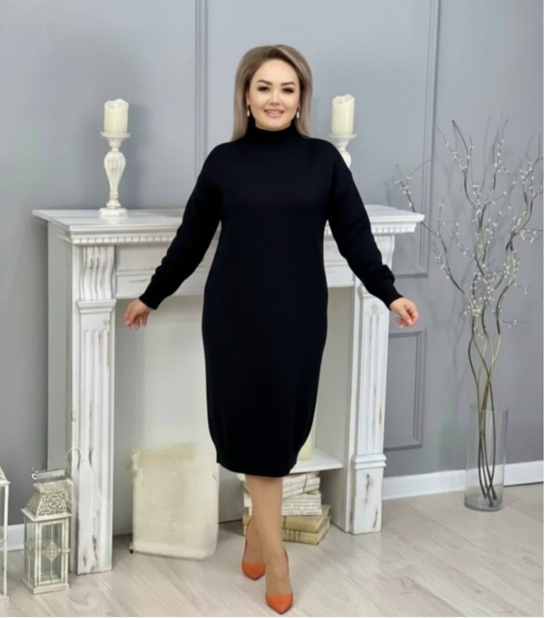 платье вязаное,трикотажное платье,вязаное платье туника,теплое платье,платье вязанное