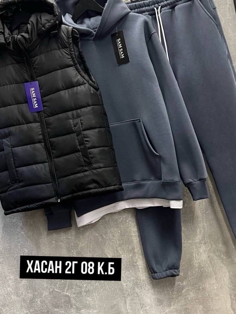 спортивный костюм с безрукавкой мужской,костюм спортивный мужской тройка с жилеткой 52-54,спортивные мужские костюмы,костюм мужской спортивный тройка с жилетом,теплый спортивный костюм на флисе с жиле