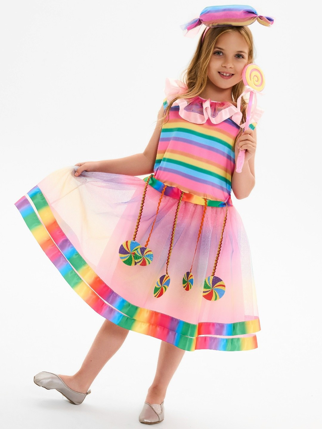 костюм конфетка для девочки,костюмы для девочки,костюм конфеты для девочки,карнавальный костюм радуга,костюм конфетка для девочки на новый год